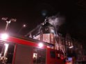 Feuer 3 Dachstuhlbrand Koeln Muelheim Gluecksburgstr P132